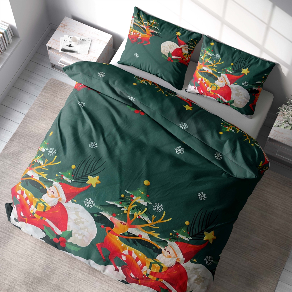 Weihnachtsbettwäsche "Christmas Tree". Bettwäsche 140x200, 135/140x200 cm, 200x200 cm, 200x220 cm