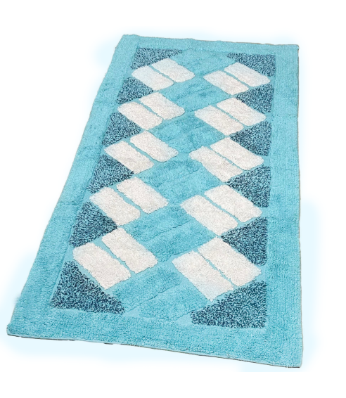 Teppich „Blue Diamond Mosaic Rug“