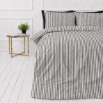 Leinen bettwäsche "Linen Grey Stripes“. Bettwäsche 150x200, 135/140x200 cm, 150x200 cm, 155/160x200 cm, 180x200 cm, 200x200 cm, 200x220 cm, 220x240 cm. Elegantes bettwäsche-set mit grauen und weißen streifen. Leinen bettwäsche "Linen Grey Stripes“. Bettwäsche 150x200, 135/140x200 cm, 150x200 cm, 155/160x200 cm, 180x200 cm, 200x200 cm, 200x220 cm, 220x240 cm. Elegantes bettwäsche-set mit grauen und weißen streifen.