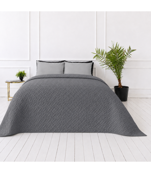 Tagesdecke „Bedspread Graphite“. Tagesdecken