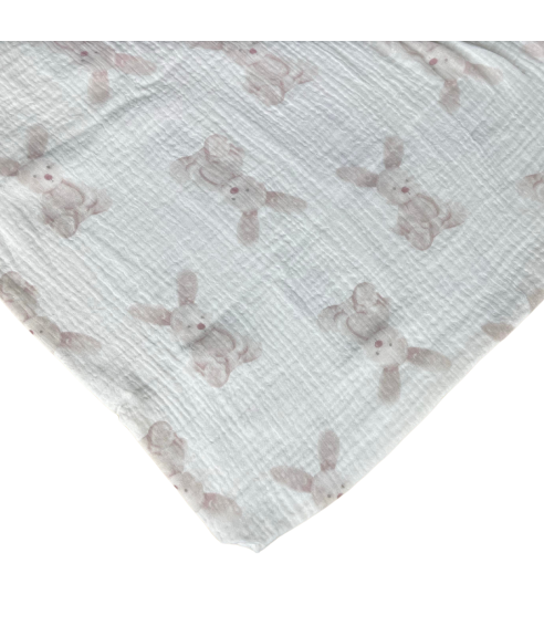 Musselin bettwäsche "Sweet Bunny Rest". Bettwäsche Baumwolle