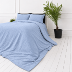 Musselin Bettwäsche set "Blue muslin". Bettwäsche sets, 135/140x200 cm, 150x200 cm, 155/160x200 cm. Zart hellblauer bettdeckenbezug und passende kissenbezüge. Musselin Bettwäsche set "Blue muslin". Bettwäsche sets, 135/140x200 cm, 150x200 cm, 155/160x200 cm. Zart hellblauer bettdeckenbezug und passende kissenbezüge.