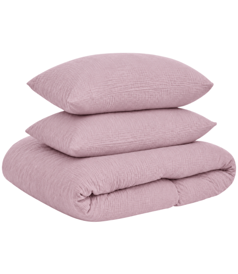 Musselin Bettwäsche set "Rose muslin". Kinderbettwäsche