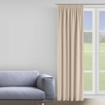 Verdunkelungsvorhang „Beige Curtain“. Vorhänge, 150x275 cm