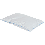 Daunenkissen „Irene“. Kissen mit füllung aus entendaunen und federn, weiß mit 100% baumwollbezug