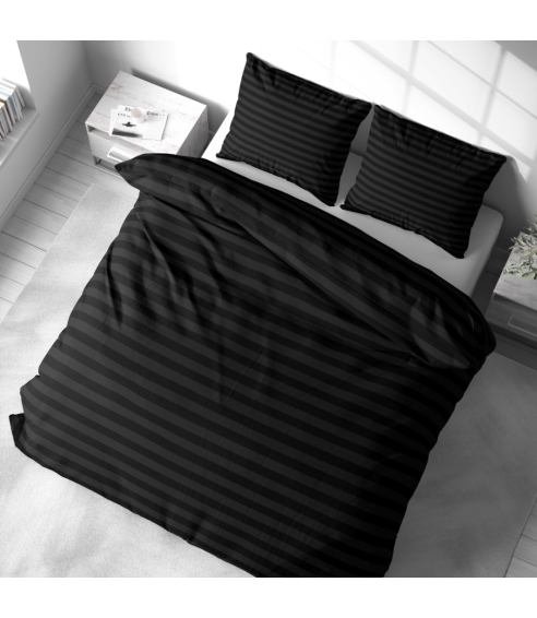 Kissenbezüge „Black Stripes“. Kissenbezüge 50x70