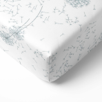 Bettlaken ohne Gummizug „Dandelion puff“. Bettlaken, 150x220 cm, 200x220 cm, 220x260 cm