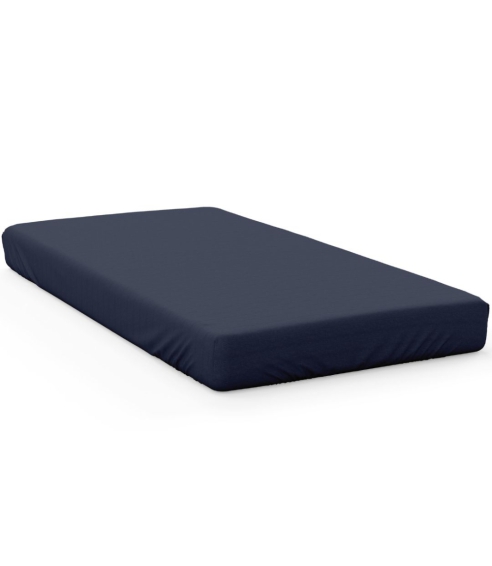 Bettlaken ohne Gummizug „Navy“. Bettlaken
