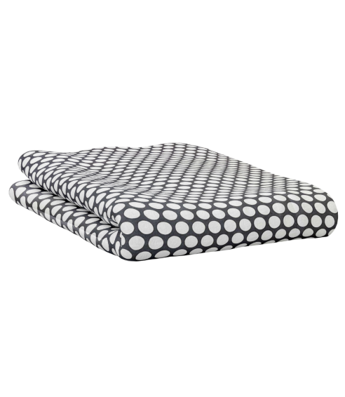 Bettlaken ohne Gummizug „Grey Ripple“. Bettlaken