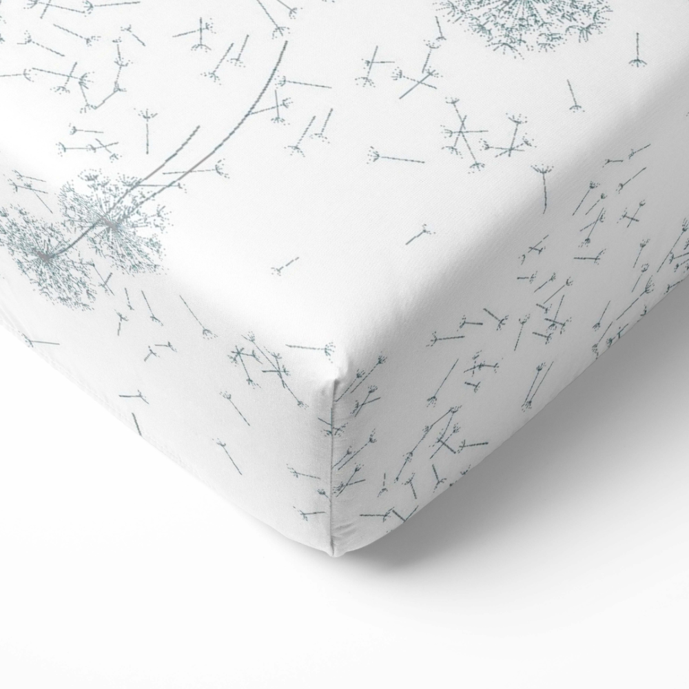 Spannbettlaken „Dandelion puff“. Spannbettlaken 90x200, 90x200 cm, 135/140x200 cm, 155/160x200 cm, 180x200 cm