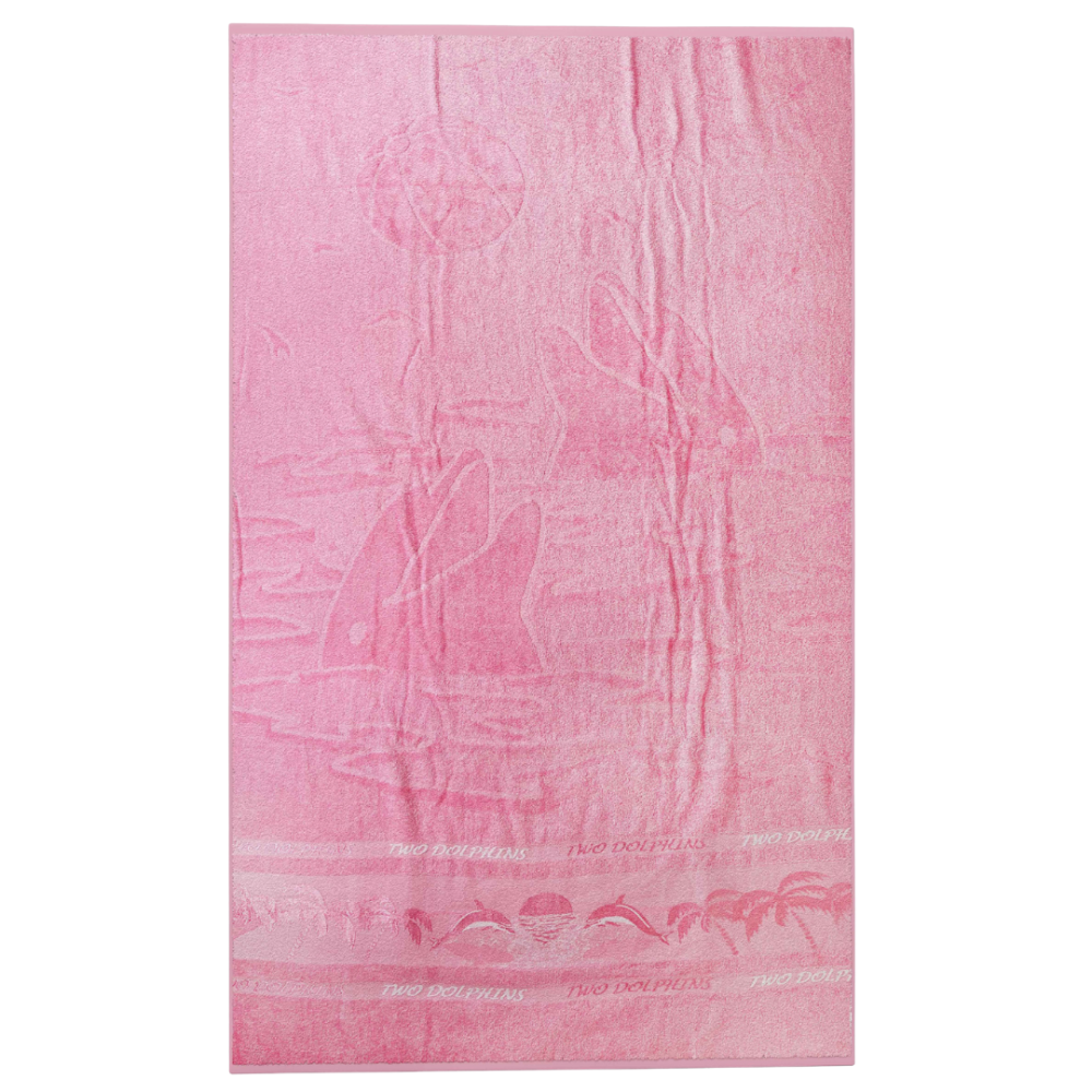 Strandtuch „Pink dolphin“. Badetücher