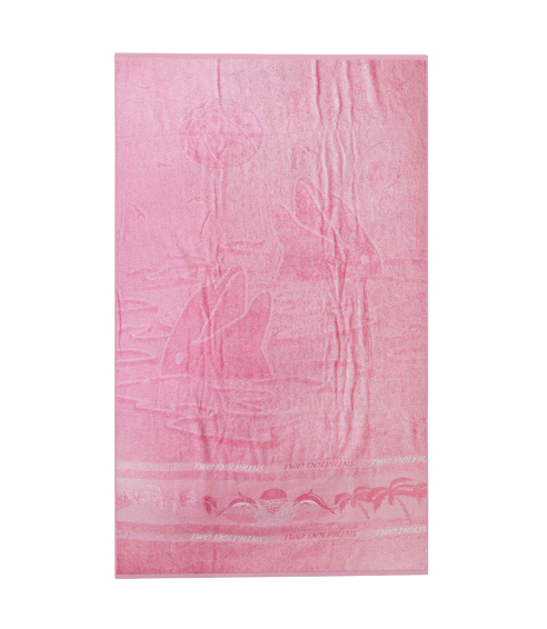 Strandtuch „Pink dolphin“. Badetücher