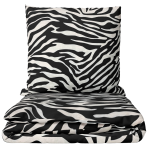 Bettwäsche set "Black Safari". Bettwäsche 155x200, 135/140x200 cm, 150x200 cm, 155/160x200 cm, 180x200 cm, 200x200 cm, 200x220 cm, 220x240 cm. Schwarz-weißes bettwäsche-set mit ausdrucksstarkem zebramuster Bettwäsche set "Black Safari". Bettwäsche 155x200, 135/140x200 cm, 150x200 cm, 155/160x200 cm, 180x200 cm, 200x200 cm, 200x220 cm, 220x240 cm. Schwarz-weißes bettwäsche-set mit ausdrucksstarkem zebramuster