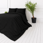 Bettwäsche set "Black Stripes". Gemusterte Bettwäsche, 135/140x200 cm, 150x200 cm, 155/160x200 cm, 180x200 cm, 200x200 cm, 200x220 cm. Vorgeschrittenes schwarzes bettwäscheset mit kräftigen streifenmustern, perfekt für einen modernen und schicken look. Bettwäsche set "Black Stripes". Gemusterte Bettwäsche, 135/140x200 cm, 150x200 cm, 155/160x200 cm, 180x200 cm, 200x200 cm, 200x220 cm. Vorgeschrittenes schwarzes bettwäscheset mit kräftigen streifenmustern, perfekt für einen modernen und schicken look.
