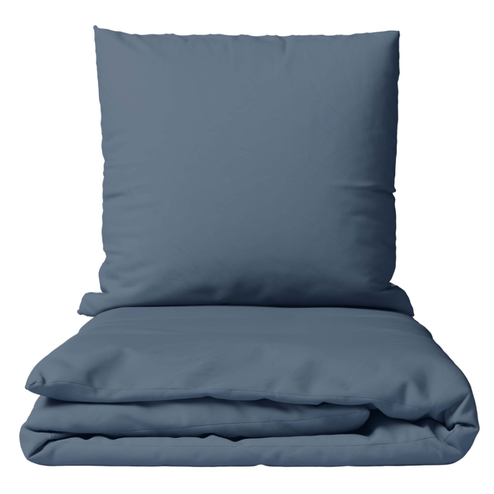 Bettwäsche set "Blue mirage". Bettwäsche für Hotels, 135/140x200 cm, 200x200 cm, 200x220 cm. Beruhigendes blau-graues bettwäscheset für erholsame nächte.