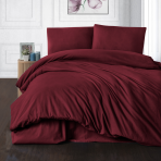 Bettwäsche set "Bordeaux". Bettwäsche Baumwolle, 135/140x200 cm, 200x220 cm