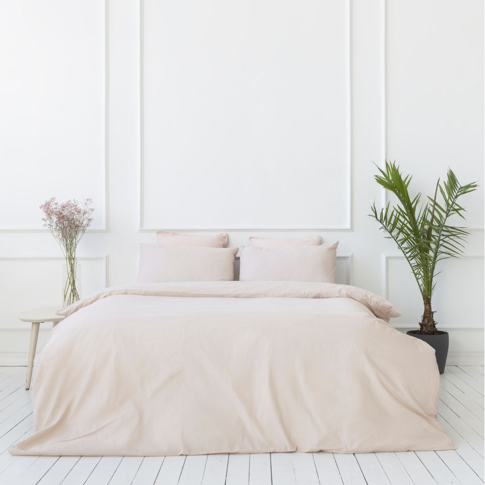 Bettwäsche set "Classic seashell". Bettwäsche Baumwolle, 135/140x200 cm, 200x200 cm, 200x220 cm, 220x240 cm