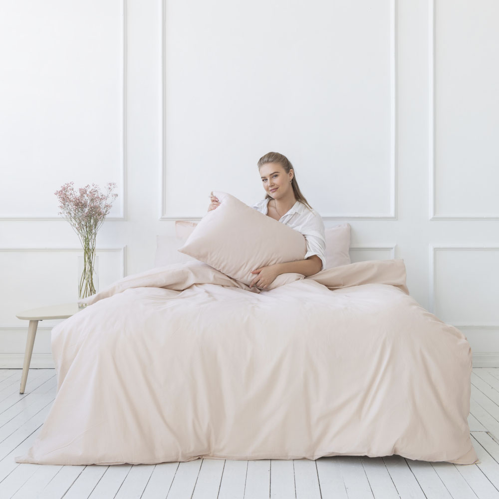 Bettwäsche set "Classic seashell". Bettwäsche Baumwolle, 135/140x200 cm, 200x200 cm, 200x220 cm, 220x240 cm