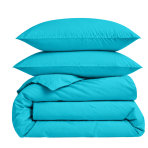 Bettwäsche set "Dreamy Waters". Bettwäsche 155x200, 135/140x200 cm, 155x220 cm, 160x200 cm, 180x200 cm, 200x200 cm, 200x220 cm, 220x240 cm. Elegantes cyanfarbenes bettwäscheset, das mit seinen weichen, beruhigenden farbtönen eine frische, ruhige atmosphäre in ihr schlafzimmer bringt.