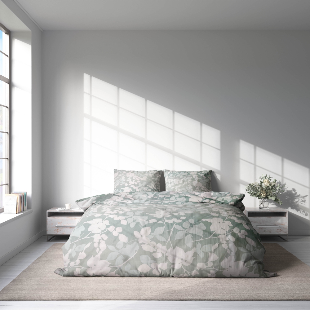 Bettwäsche set "Emerald Boughs". Bettwäsche 140x200, 155/160x200 cm, 220x240 cm