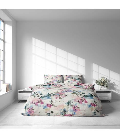 Bettwäsche set "Flowery Mosaic". Bettwäsche 140x200