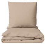 Bettwäsche set "Frappe". Bettwäsche Baumwolle, 135/140x200 cm, 200x200 cm, 200x220 cm. Sanftes braun-graues bettwäscheset mit minimalistischer gestaltung, das wärme und gemütlichkeit verleiht.
