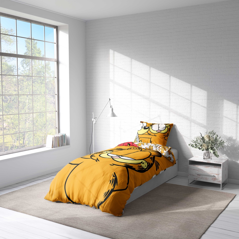 Bettwäsche set "Garfield". Kinderbettwäsche, 135/140x200 cm