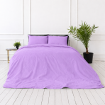 Bettwäsche set "Keepsake Lilac". Bettwäsche einfarbig, 135/140x200 cm, 150x200 cm, 155/160x200 cm, 180x200 cm, 200x200 cm, 200x220 cm, 220x240 cm. Die zarte und ruhige lavendelfarbe verleiht diesem bettwäsche-set wärme und eleganz für ihr schlafzimmer.