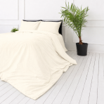 Bettwäsche set "Kremo". Bettwäsche einfarbig, 135/140x200 cm, 155/160x200 cm, 200x200 cm, 200x220 cm, 220x240 cm. Weiches cremefarbenes bettwäsche-set, das ihrem schlafzimmerinterieur gemütlichkeit verleiht. Bettwäsche set "Kremo". Bettwäsche einfarbig, 135/140x200 cm, 155/160x200 cm, 200x200 cm, 200x220 cm, 220x240 cm. Weiches cremefarbenes bettwäsche-set, das ihrem schlafzimmerinterieur gemütlichkeit verleiht.
