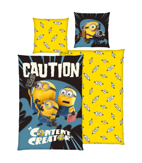 Bettwäsche set "Minions". Bettwäsche Baumwolle
