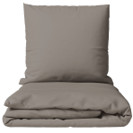 Bettwäsche set "Moon Rock". Bettwäsche Baumwolle, 135/140x200 cm, 200x200 cm, 200x220 cm. Dunkelgraues bettwäscheset mit subtilen braunen akzenten, minimalistischem design und zarter textur.