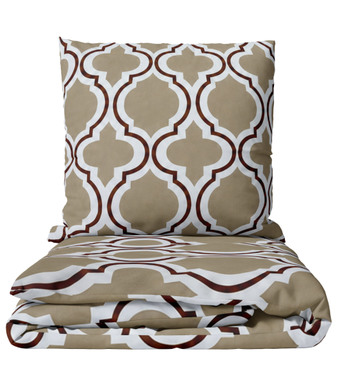 Bettwäsche set "Moroccan Beige". Bettwäsche Baumwolle
