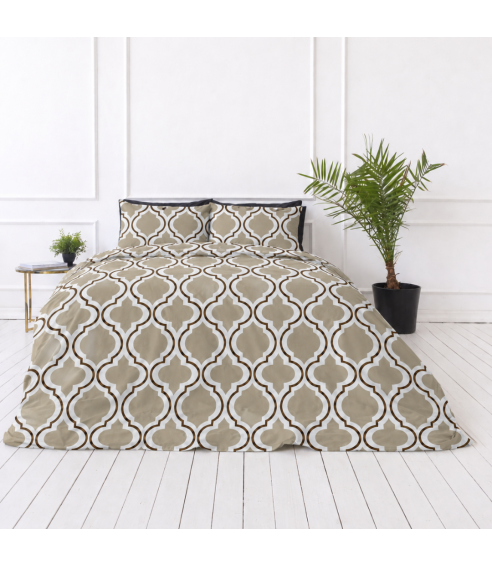 Bettwäsche set "Moroccan Beige". Bettwäsche Baumwolle