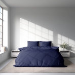 Bettwäsche set "Navy". Bettwäsche für Hotels, 135/140x200 cm, 200x200 cm, 200x220 cm