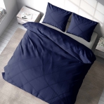 Bettwäsche set "Navy". Bettwäsche für Hotels, 135/140x200 cm, 200x200 cm, 200x220 cm