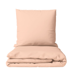 Bettwäsche set "Coral". Bettwäsche für Hotels, 135/140x200 cm, 200x200 cm, 200x220 cm, 220x240 cm. Warme korallenfarbene bettwäsche, die ihr schlafzimmer zum leben erweckt.