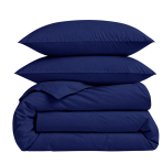 Bettwäsche set "Navy". Bettwäsche einfarbig, 135/140x200 cm, 155x220 cm, 160x200 cm, 180x200 cm, 200x200 cm, 200x220 cm, 220x240 cm. Rikkalik tumesinine voodipesu komplekt, mis lisab sügavust teie magamistoa sisustusele.
