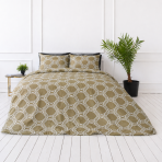 Bettwäsche set "Olive Orbit". Bettwäsche 155x200, 135/140x200 cm, 150x200 cm, 155/160x200 cm, 180x200 cm, 200x200 cm, 200x220 cm, 220x240 cm. Grünliche bettwäsche mit elegantem geometrischem muster Bettwäsche set "Olive Orbit". Bettwäsche 155x200, 135/140x200 cm, 150x200 cm, 155/160x200 cm, 180x200 cm, 200x200 cm, 200x220 cm, 220x240 cm. Grünliche bettwäsche mit elegantem geometrischem muster