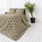 Bettwäsche set "Olive Orbit". Bettwäsche 155x200, 135/140x200 cm, 150x200 cm, 155/160x200 cm, 180x200 cm, 200x200 cm, 200x220 cm, 220x240 cm. Modernes design mit ovalen motiven in grün-weiß-kombination Bettwäsche set "Olive Orbit". Bettwäsche 155x200, 135/140x200 cm, 150x200 cm, 155/160x200 cm, 180x200 cm, 200x200 cm, 200x220 cm, 220x240 cm. Modernes design mit ovalen motiven in grün-weiß-kombination