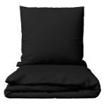 Bettwäsche set "Ozai". Bettwäsche für Hotels, 135/140x200 cm, 155/160x200 cm, 200x200 cm, 200x220 cm, 220x240 cm. Elegantes schwarzes bettwäscheset, das jedem schlafzimmer eleganz verleiht.