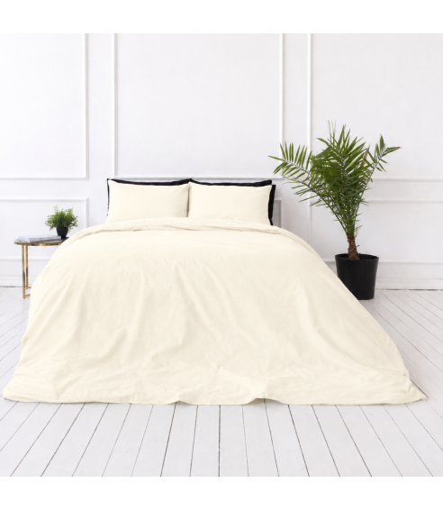 Bettwäsche set "Pale Vanilla". Bettwäsche Baumwolle