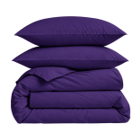 Bettwäsche set "Pansy". Bettwäsche 135x200, 135/140x200 cm, 155x220 cm, 160x200 cm, 180x200 cm, 200x200 cm, 200x220 cm, 220x240 cm. Luxuriöses dunkelviolettes bettwäscheset, das ihrem schlafzimmerdekor einen reichen und eleganten akzent verleiht