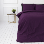 Bettwäsche set "Plum". Bettwäsche 155x200, 135/140x200 cm, 150x200 cm, 155/160x200 cm, 180x200 cm, 200x200 cm, 200x220 cm, 220x240 cm. Einfarbiges bettwäsche-set in tiefem violett ohne muster. Bettwäsche set "Plum". Bettwäsche 155x200, 135/140x200 cm, 150x200 cm, 155/160x200 cm, 180x200 cm, 200x200 cm, 200x220 cm, 220x240 cm. Einfarbiges bettwäsche-set in tiefem violett ohne muster.