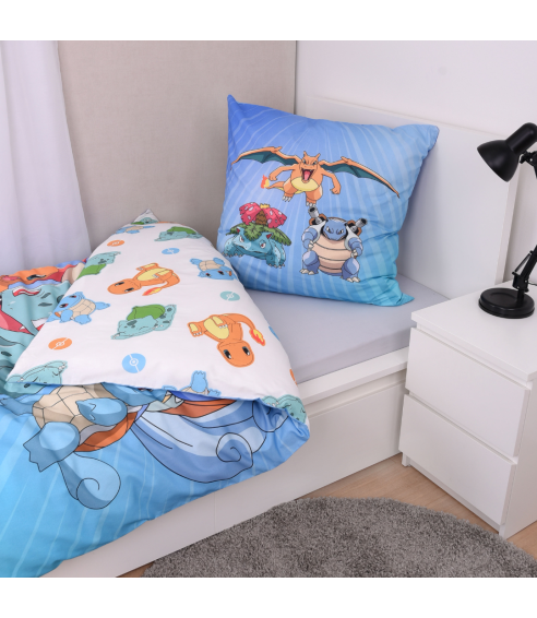Bettwäsche set "Pokemon". Kinderbettwäsche