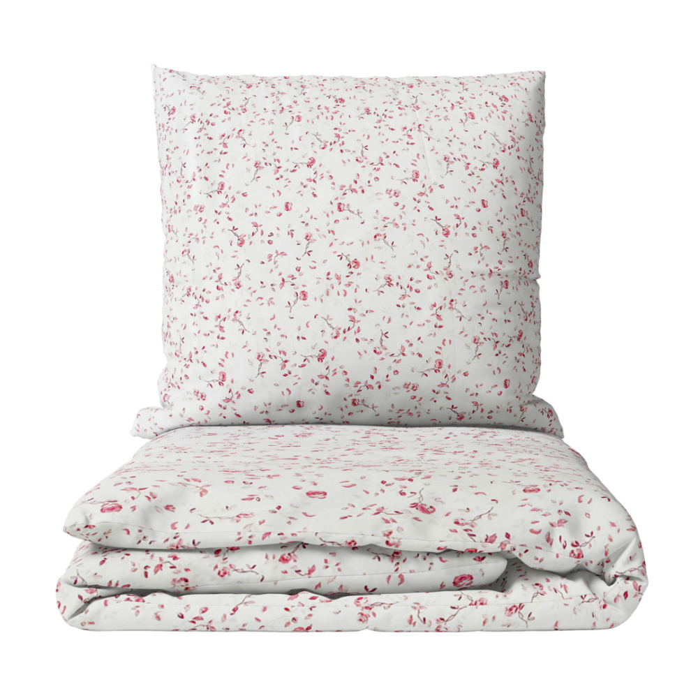 Bettwäsche set "Roses". Bettwäsche Baumwolle, 135/140x200 cm, 150x200 cm, 155/160x200 cm, 180x200 cm, 200x200 cm, 200x220 cm