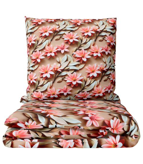 Bettwäsche set "Rosy Whisper". Bettwäsche 140x200