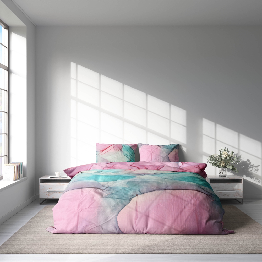 Bettwäsche set "Serenity". Bettwäsche 140x200, 135/140x200 cm, 150x200 cm, 155/160x200 cm, 180x200 cm