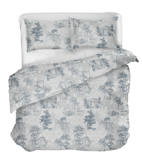 Bettwäsche set "Toile De Jouy Classic". Bettwäsche 140x200