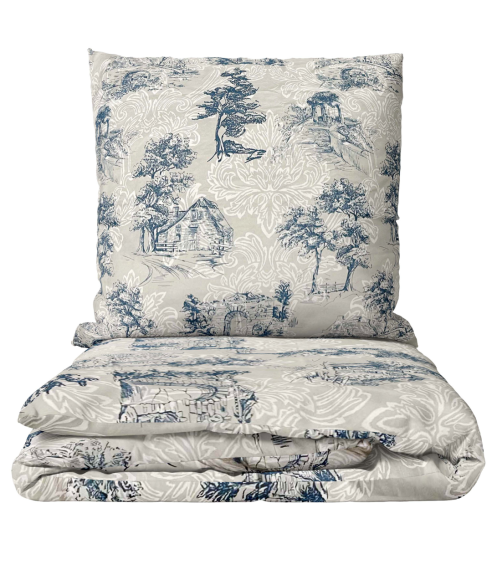 Bettwäsche set "Toile De Jouy Classic". Bettwäsche 140x200