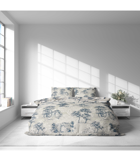Bettwäsche set "Toile De Jouy Classic". Bettwäsche 140x200